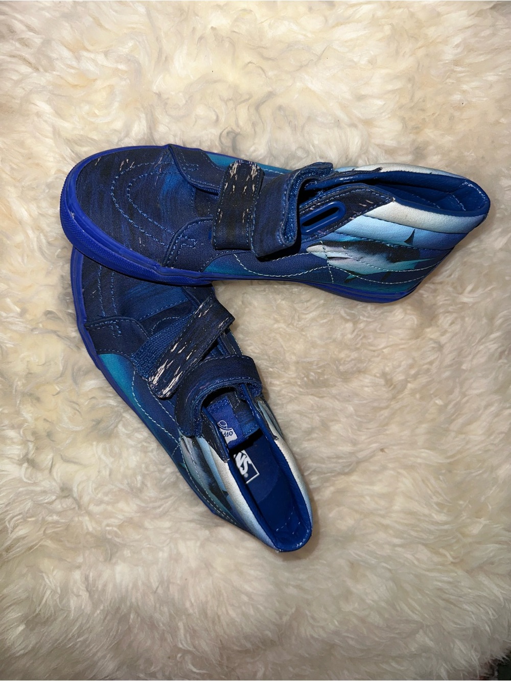 Vans Kids Discovery Shark Week Velcro Sneakers